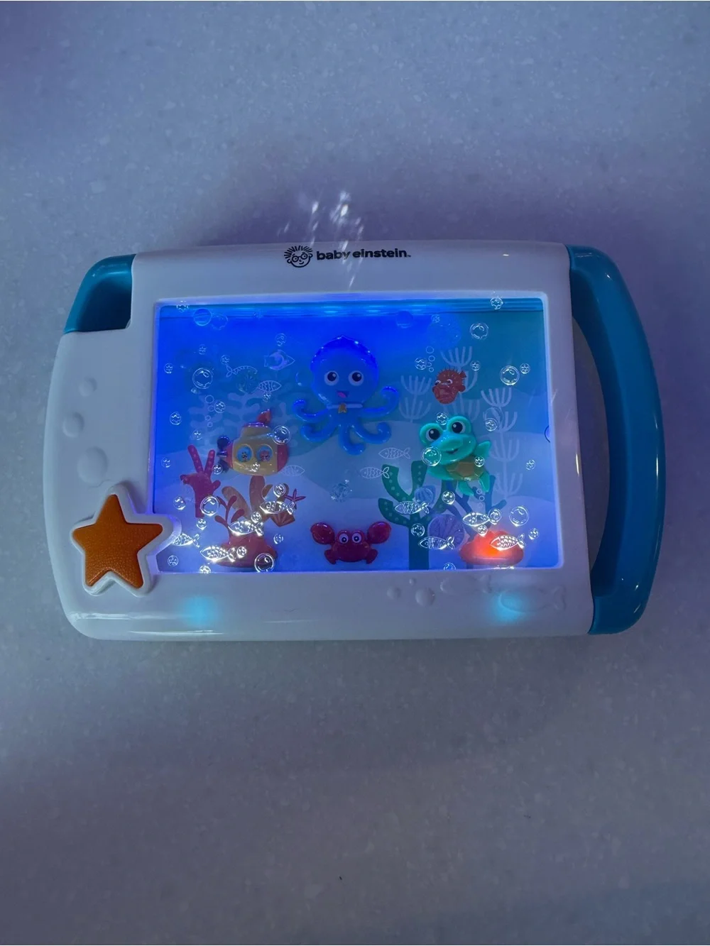 Baby Einstein On-The-Go Sea Dreams Soother - Portable Sound Machine with Music